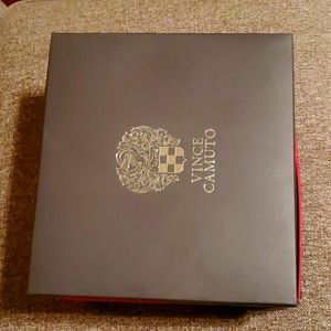 Vince Camuto black booties